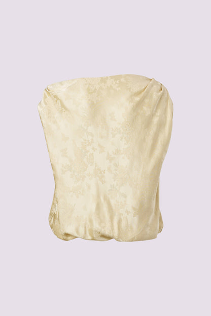 Yellow off-the-shoulder top
