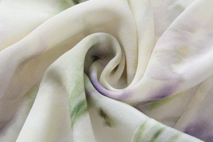 Bedruckte Seidenbluse