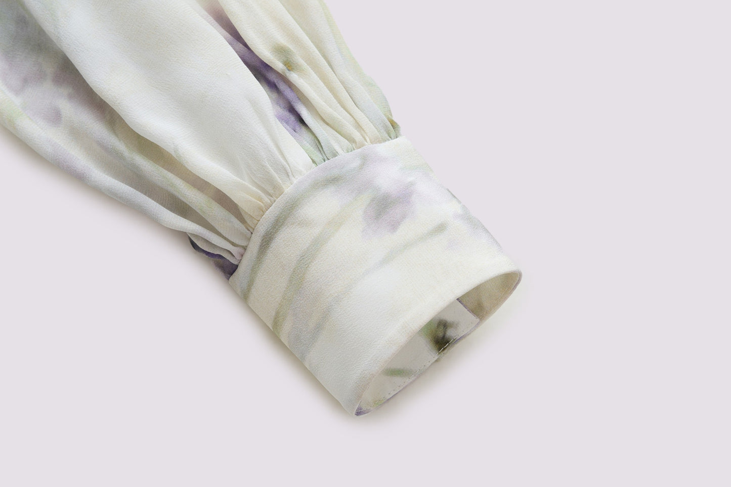 Bedruckte Seidenbluse