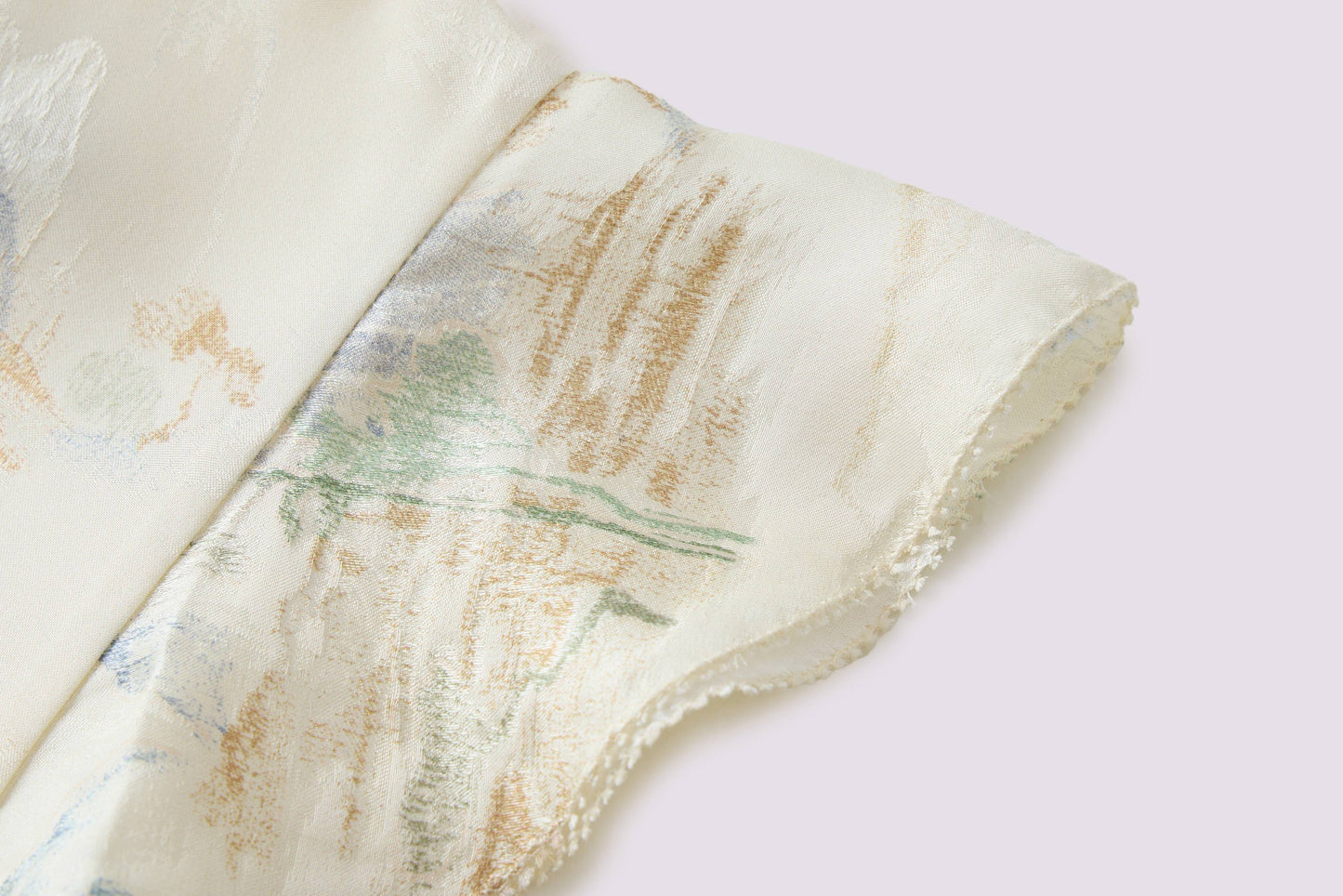 Landscape jacquard top