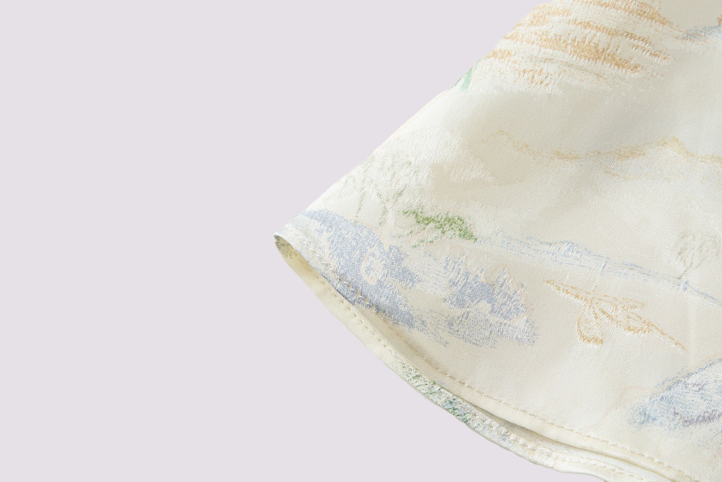 Landscape jacquard top