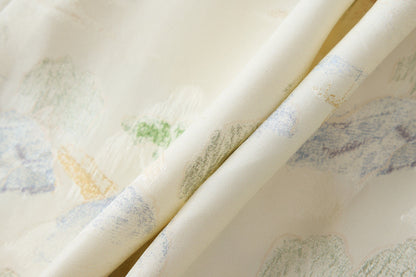 Landscape jacquard top