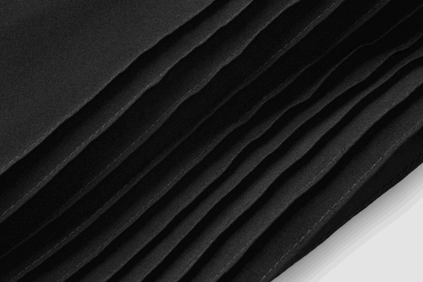 Lace-edged silk top
