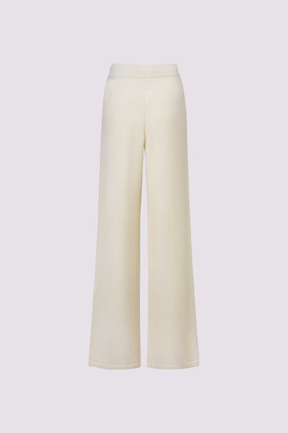 Woolen wide leg pants