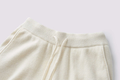 Woolen wide leg pants