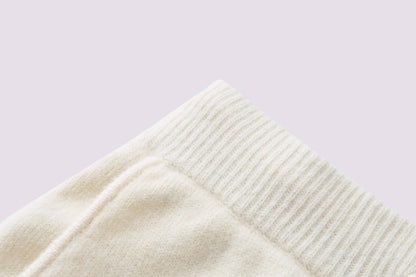 Woolen wide leg pants