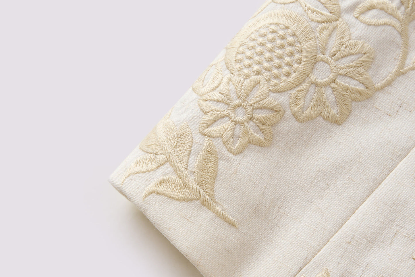 Linen embroidered waistcoat
