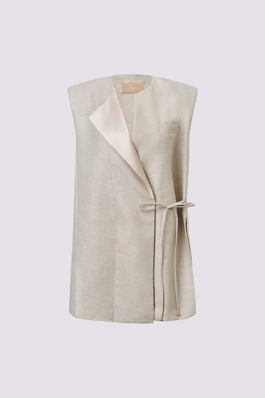 Laced vest suit