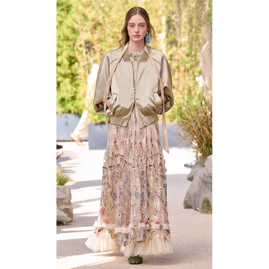 Tulle Embroidered Skirt