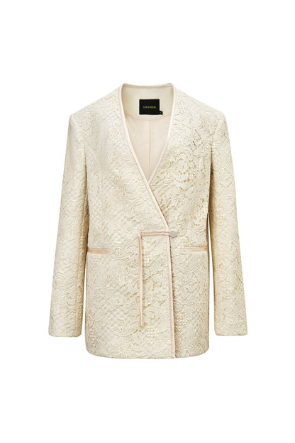 Beige Lace Jacket