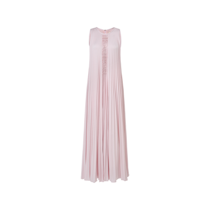Pink hand-stitched dress