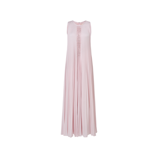 Pink hand-stitched dress