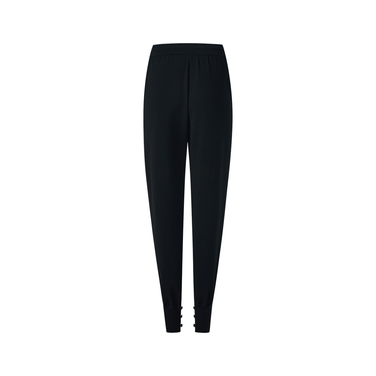 Tight-fitting woolen trousers